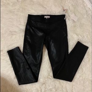 1. State Lacquered Twill Hi Rise Jeggings XS